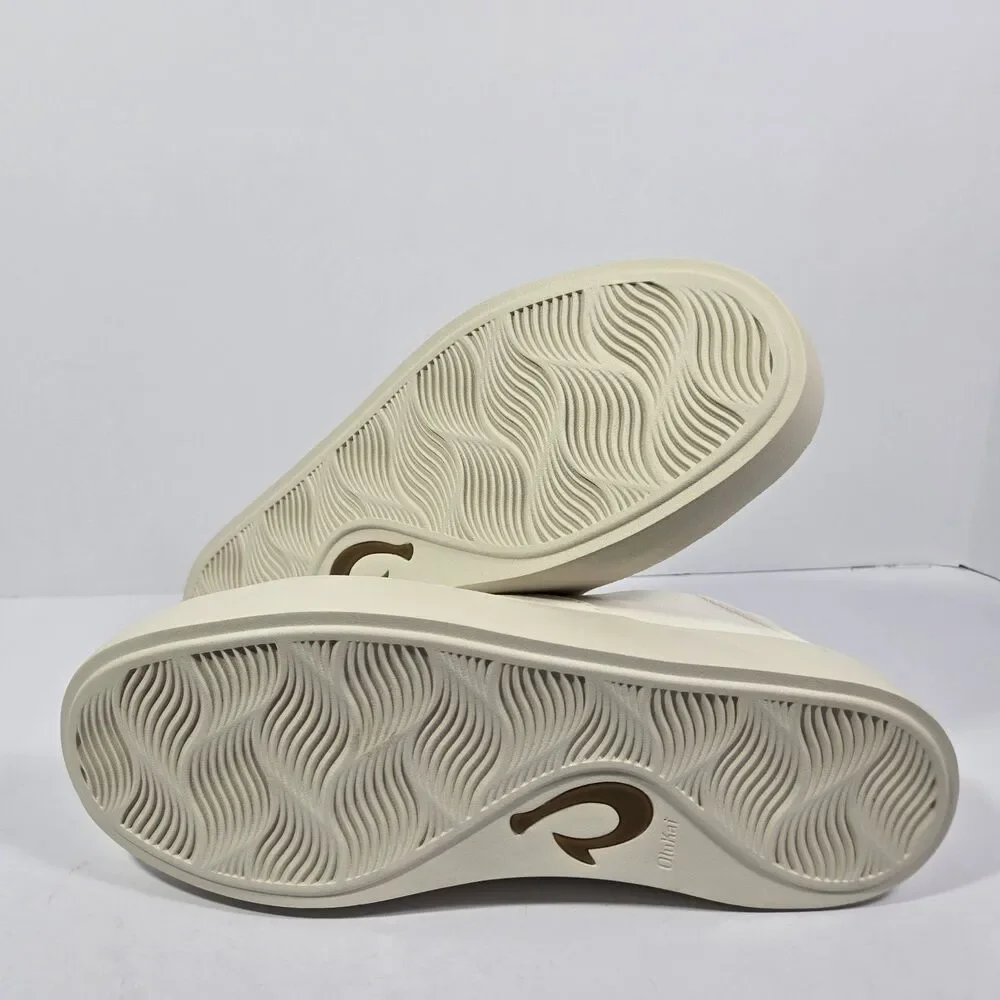 Olukai Tradewind Men's Off White Casual Shoes Lightweight Canvas Shoes Mens 9.5